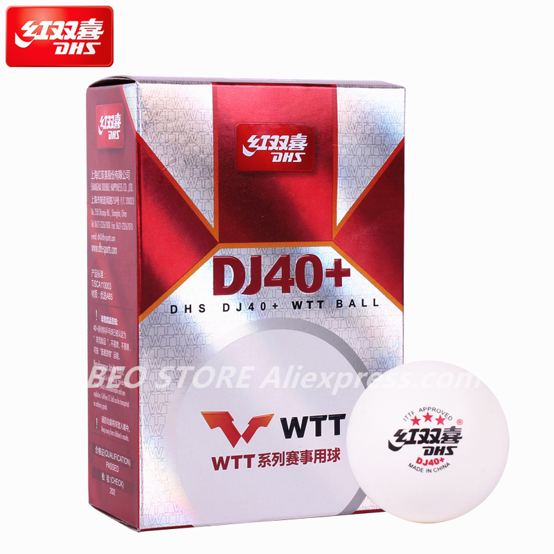 Table Tennis Game Pc - DHS DJ40+ 3-Star WTT Competition ITTF