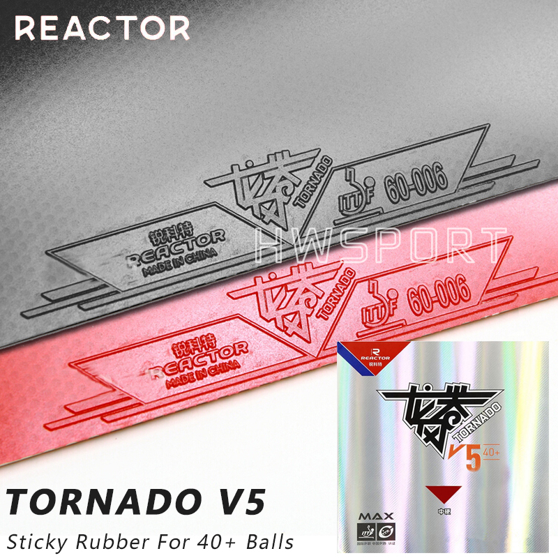 Table Tennis Defense - REACTOR Tornada V5 Table Tennis Rubber