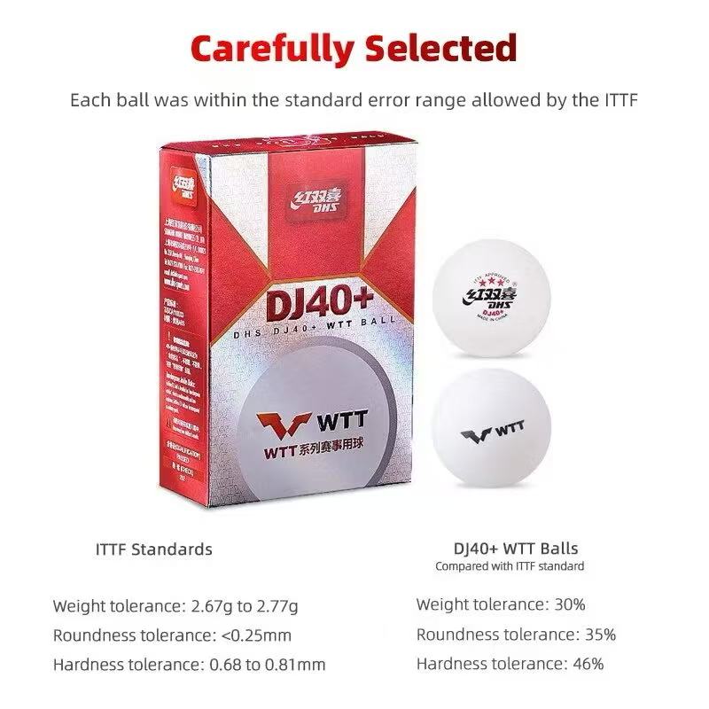 DHS Table Tennis Balls  3 Star - Table Tennis In Olympics のレビューと価格