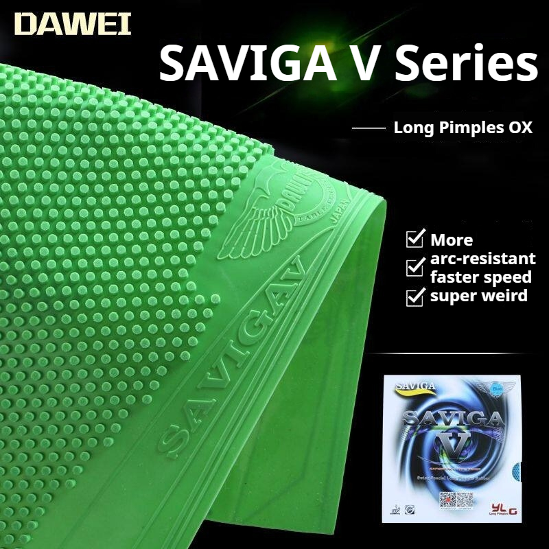 Table Tennis Rubber DAWEI SAVI - Table Tennis Defense のレビューと価格