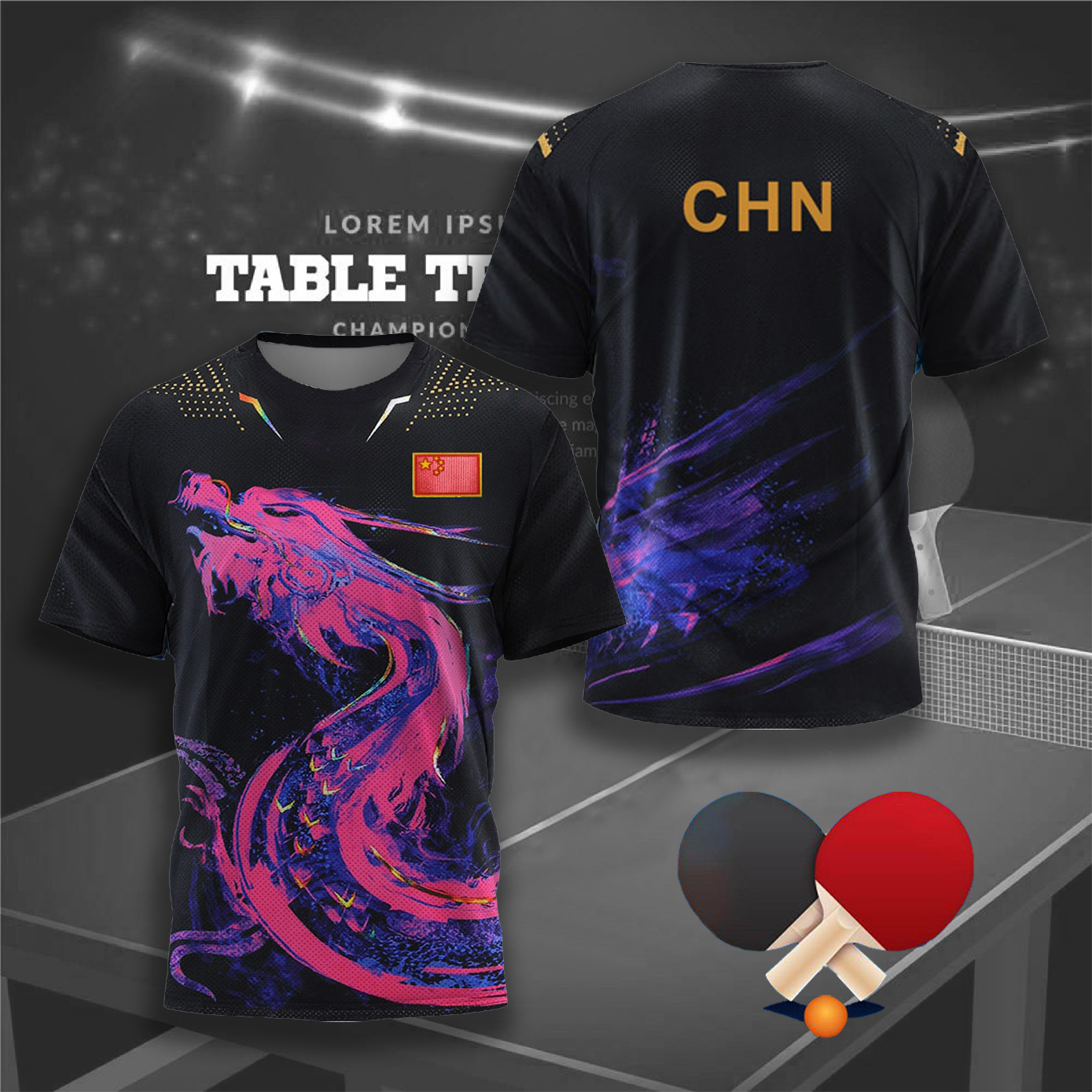 CHINA Dragon Table Tennis Grap - Table Tennis China のレビューと価格
