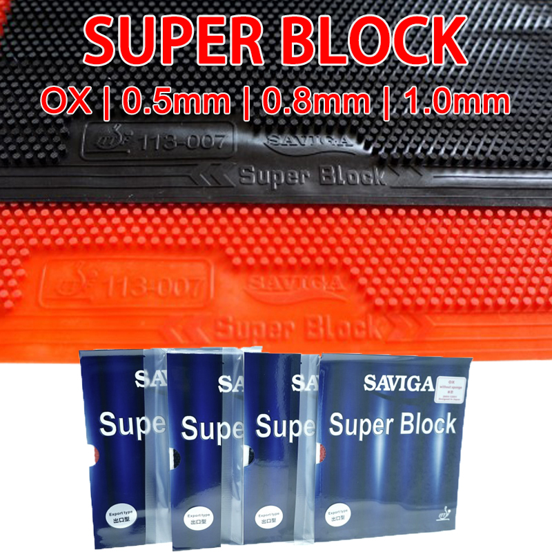 SAVIGA SUPER BLOCK OX Long Pip - Table Tennis Defense のレビューと価格