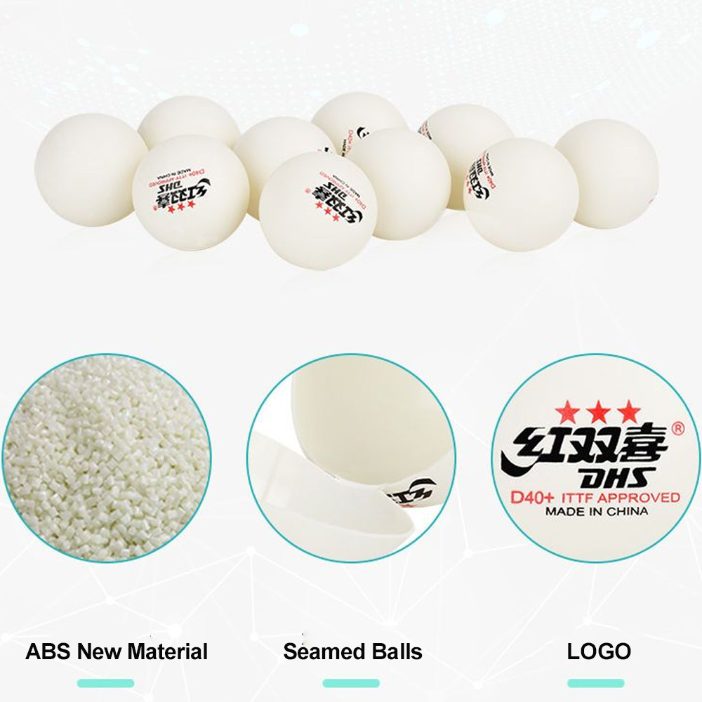 DHS D40+ DJ40+ Ping Pong Balls - Table Tennis Game Pc のレビューと価格