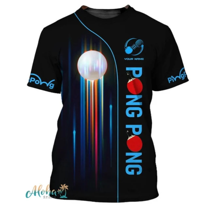 Full Print Ping Pong Tshirts F - Table Tennis China のレビューと価格
